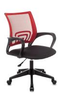 Кресло офисное TopChairs ST-Basic сетка/ткань красный. Фото №1