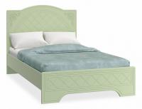 кровать Соня Премиум CO-31К (с ламелью и опорами) зелёный/силк грасс. Фото №1