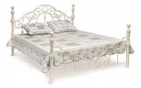 Кровать металлическая VICTORIA Размеры: 140х200 см  Цвет: античный белый (antique white). Фото №1