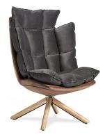 Кресло HUSK DC-1565C коричневое. Фото №1