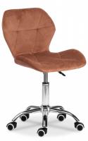 Офисное кресло Recaro (mod.007) металл, вельвет, 45x74+10см, коричневый (HLR11) (поставляется по 4 шт). Фото №1