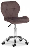 Офисное кресло Recaro (mod.007) металл, вельвет, 45x74+10см, серый (HLR 24) (поставляется по 4 шт). Фото №1