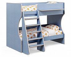 Кровать двухъярусная Р434 Капризун 3, голубой. Фото №2