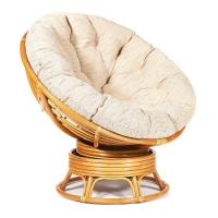 Кресло-качалка плетёное Papasan 23/01B + Подушка Honey. Фото №1
