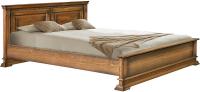 Кровать двойная Верди Люкс с низким изножьем. Фото №1