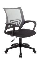 Кресло офисное TopChairs ST-Basic сетка/ткань темно-серый. Фото №1