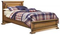Кровать одинарная Верди Люкс с низким изножьем. Фото №1