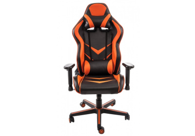 Компьютерное кресло Racer черное / оранжевое. Фото №3