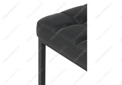 Барный стул Лофт кожзам d6 / черный матовый. Фото №5