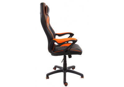 Компьютерное кресло Leon черное / оранжевое. Фото №3