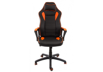 Компьютерное кресло Leon черное / оранжевое. Фото №4