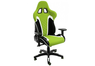 Компьютерное кресло Prime черное / зеленое. Фото №2