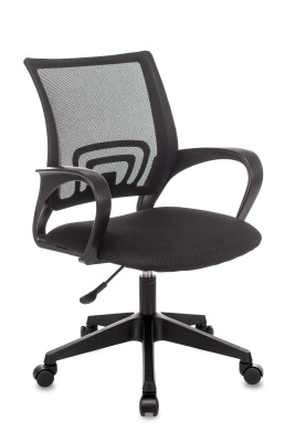 Кресло офисное TopChairs ST-Basic сетка/ткань черный. Фото №2
