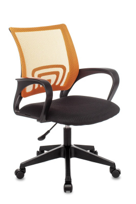 Кресло офисное TopChairs ST-Basic сетка/ткань оранжевый. Фото №2