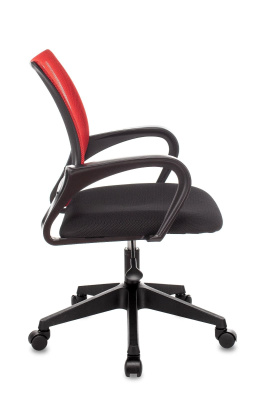 Кресло офисное TopChairs ST-Basic сетка/ткань красный. Фото №4