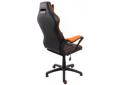 Компьютерное кресло Leon черное / оранжевое. Фото №5