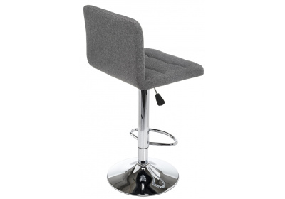 Барный стул Paskal grey fabric. Фото №4