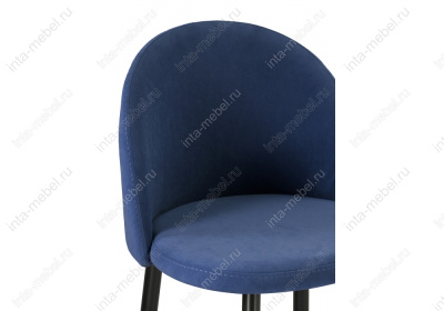 Барный стул Амизуре темно-синий / черный матовый. Фото №5