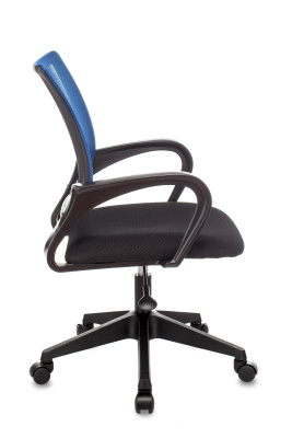 Кресло офисное TopChairs ST-Basic сетка/ткань синий. Фото №4