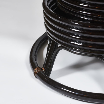 Кресло-качалка плетёное Papasan 23/01B + Подушка Antique brown. Фото №3