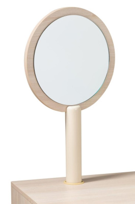 Зеркало для стола туалетного Сканди Жемчужно-белый. Фото №4