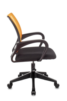 Кресло офисное TopChairs ST-Basic сетка/ткань оранжевый. Фото №4
