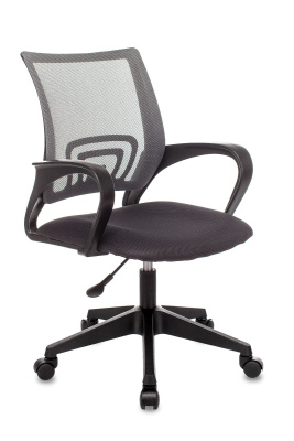 Кресло офисное TopChairs ST-Basic сетка/ткань серый. Фото №2