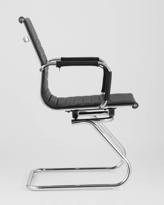 Кресло для посетителей TopChairs Visit черное. Фото №4