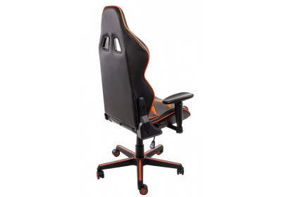 Компьютерное кресло Racer черное / оранжевое. Фото №5