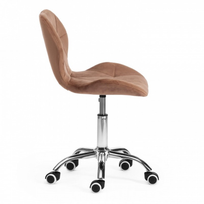 Офисное кресло Recaro (mod.007) металл, вельвет, 45x74+10см, коричневый (HLR11) (поставляется по 4 шт). Фото №2