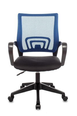 Кресло офисное TopChairs ST-Basic сетка/ткань синий. Фото №5