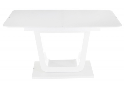 Стол стеклянный Vlinder 140 super white. Фото №3