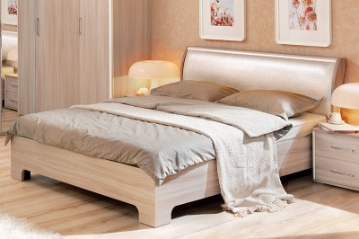 Кровать-3 с основанием  900 экокожа Сорренто. Фото №3