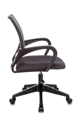 Кресло офисное TopChairs ST-Basic сетка/ткань серый. Фото №4