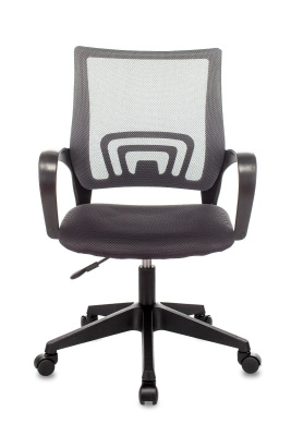 Кресло офисное TopChairs ST-Basic сетка/ткань серый. Фото №5