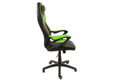 Компьютерное кресло Leon черное / зеленое. Фото №3