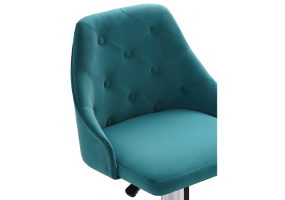 Барный стул Laguna blue velour. Фото №5