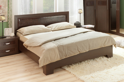 Кровать-1 с основанием 900 экокожа Парма. Фото №3