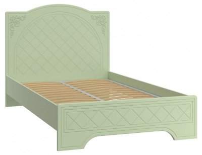 кровать Соня Премиум CO-31К (с ламелью и опорами) зелёный/силк грасс. Фото №2