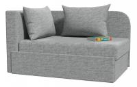 Кушетка Кларис Серая рогожка Софа (рогожка, Серый) 132/77/77 Подлокотник слева.. Фото №1