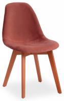 Стул Secret De Maison CINDY SOFT (mod. C1021F1)  / 1 шт. в упаковке вельвет/дерево , 53 х 45 х 81 см , коралловый (HLR 44)/натуральный фото Стул Secret De Maison CINDY SOFT (mod. C1021F1)  / 1 шт. в упаковке вельвет/дерево , 53 х 45 х 81 см , коралловый (HLR 44)/натуральный. Фото №1