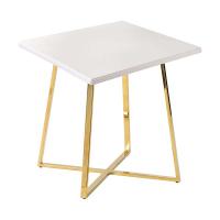 Стол Haku Gold 80x80 белый. Фото №1
