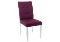 Стул деревянный Madina white / fabric purple. Фото №1