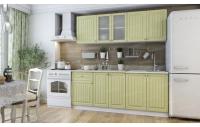 Кухня МДФ  хозяюшка (фисташка) 2,0 метра