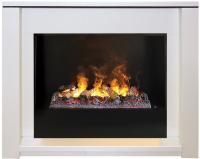 Электрокамин RealFlame Skagen 26 WT 3D Cassette 630 + Black вставка