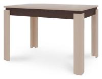 Гермес 2 Стол обеденный Дуб млечный/венге. Фото №1