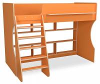 Кровать-чердак Р432-П Капризун 1, оранжевый. Фото №1