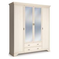 Шкаф распашной четырехдверный с зеркалами Сиена. Фото №1