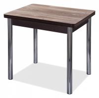 Стол кухонный  цвет каркаса венге, цвет столешницы Орех темный. Фото №1