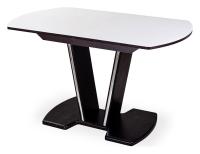 Стол кухонный , венге, выбеленное закаленное стекло. Фото №1